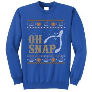 Ugly Thanksgiving Sweater Funny Oh Snap Wish Gift Sweatshirt