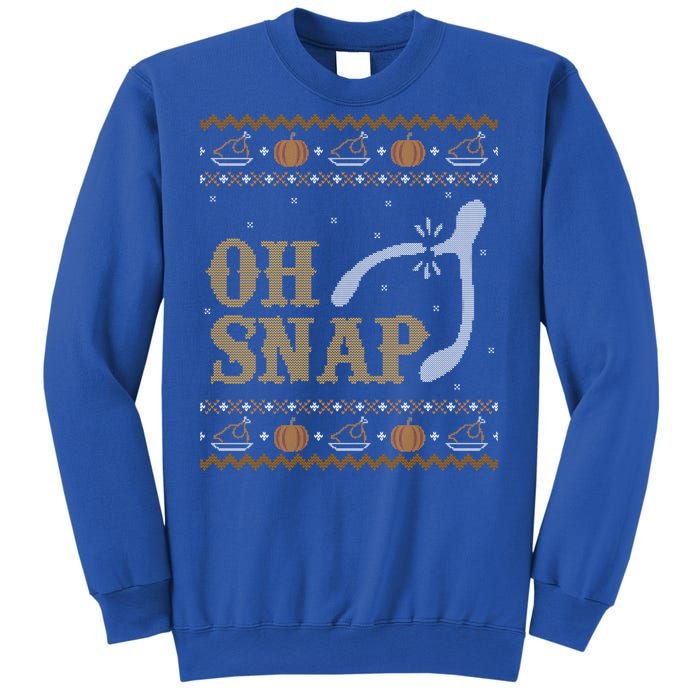 Ugly Thanksgiving Sweater Funny Oh Snap Wish Gift Sweatshirt