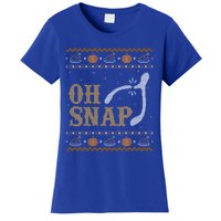 Ugly Thanksgiving Sweater Funny Oh Snap Wish Gift Women's T-Shirt