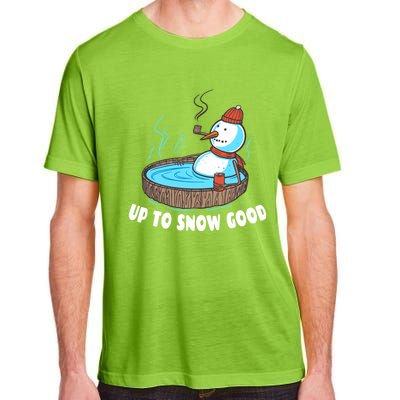 Up To Snow Good Beer Ing Snow In Hot Tub Cute Gift Adult ChromaSoft Performance T-Shirt