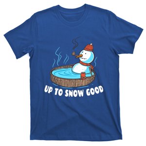 Up To Snow Good Beer Ing Snow In Hot Tub Cute Gift T-Shirt