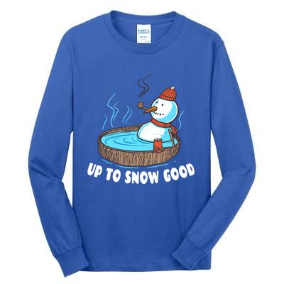 Up To Snow Good Beer Ing Snow In Hot Tub Cute Gift Tall Long Sleeve T-Shirt