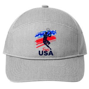 Usa Tennis Support The T.E.A.M U.S.A Tennis Lover 7-Panel Snapback Hat