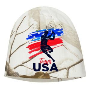 Usa Tennis Support The T.E.A.M U.S.A Tennis Lover Kati - Camo Knit Beanie