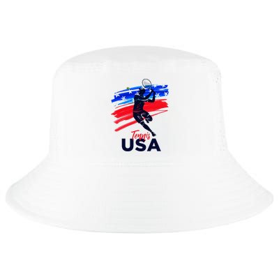 Usa Tennis Support The T.E.A.M U.S.A Tennis Lover Cool Comfort Performance Bucket Hat