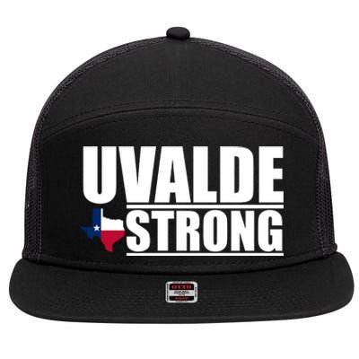 Uvalde Texas Strong 7 Panel Mesh Trucker Snapback Hat