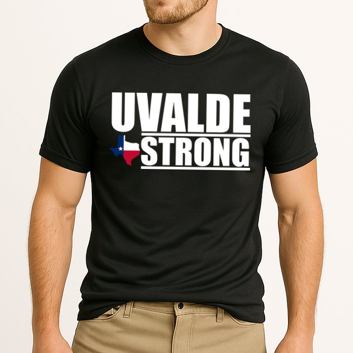 Uvalde Texas Strong Cooling Performance Crew T-Shirt
