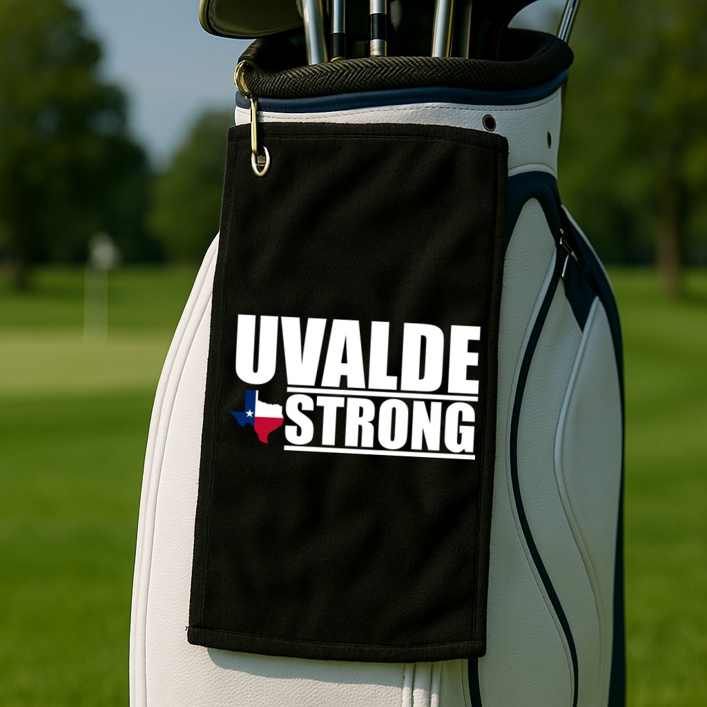 Uvalde Texas Strong Golf Towel