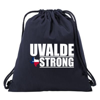 Uvalde Texas Strong Drawstring Bag