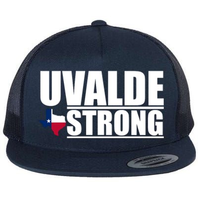 Uvalde Texas Strong Flat Bill Trucker Hat