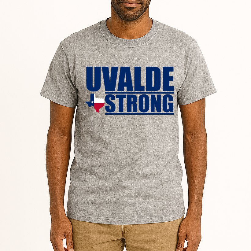 Uvalde Texas Strong Tall T-Shirt