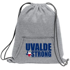 Uvalde Texas Strong Sweatshirt Cinch Pack Bag