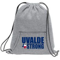 Uvalde Texas Strong Sweatshirt Cinch Pack Bag