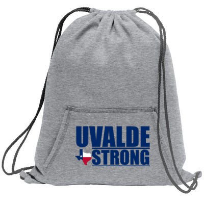 Uvalde Texas Strong Sweatshirt Cinch Pack Bag