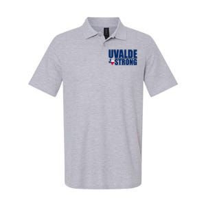 Uvalde Texas Strong Softstyle Adult Sport Polo