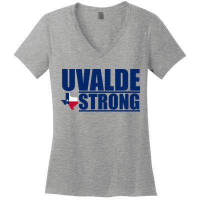 Uvalde Texas Strong Women's V-Neck T-Shirt