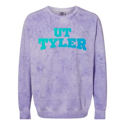 Ut Tyler Student Cute Gift Colorblast Crewneck Sweatshirt