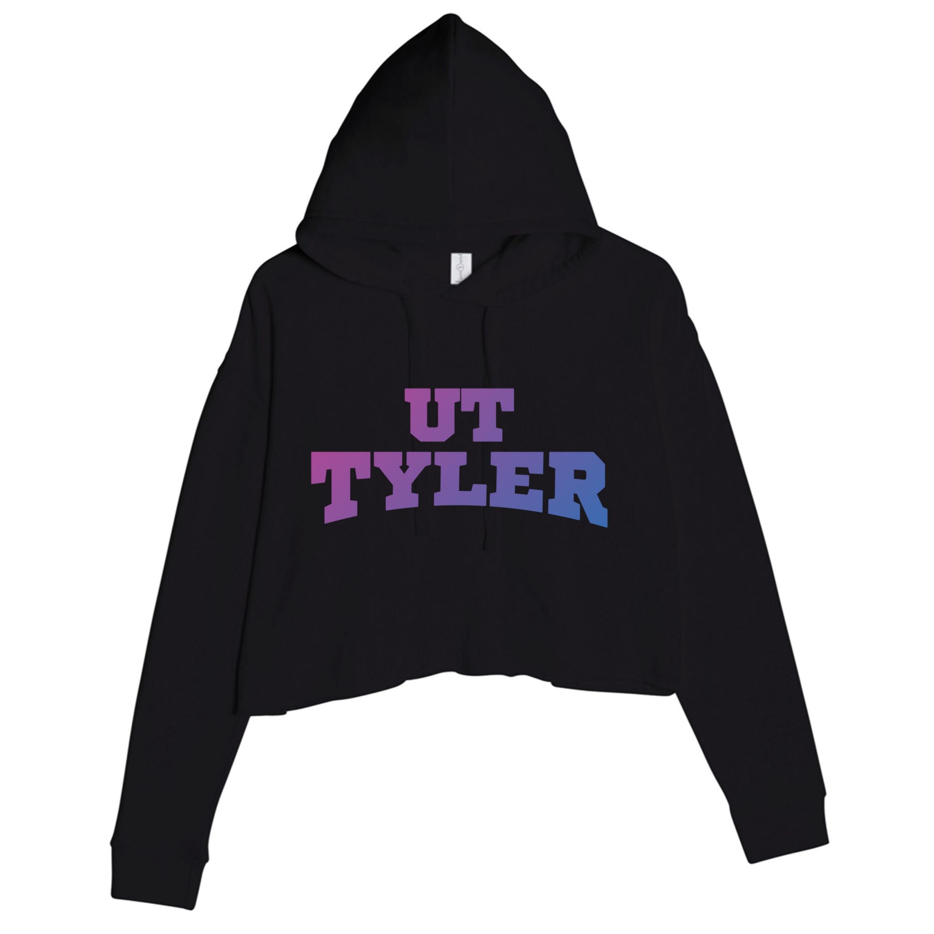 Ut Tyler Student Cute Gift Crop Fleece Hoodie