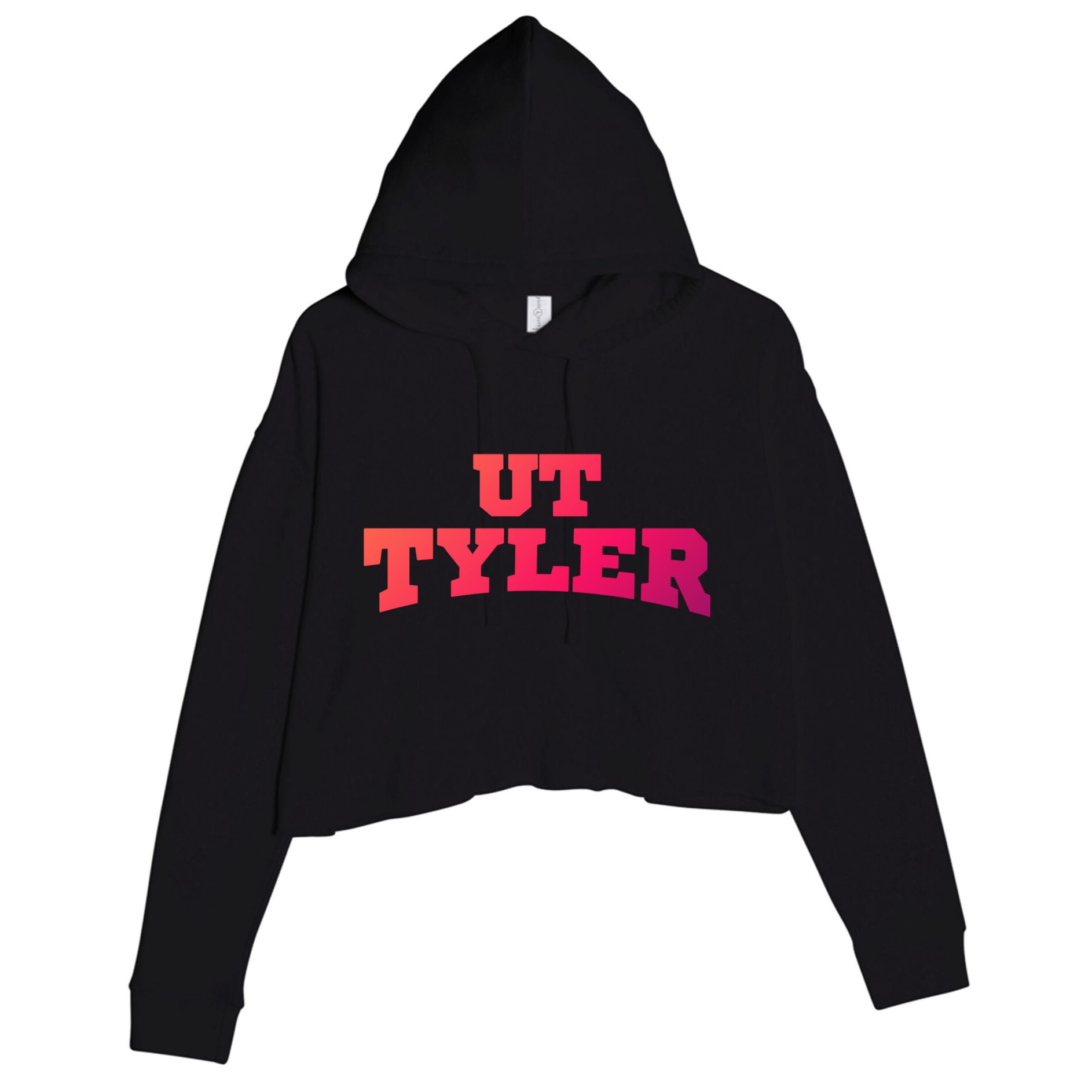 Ut Tyler Student Cute Gift Crop Fleece Hoodie
