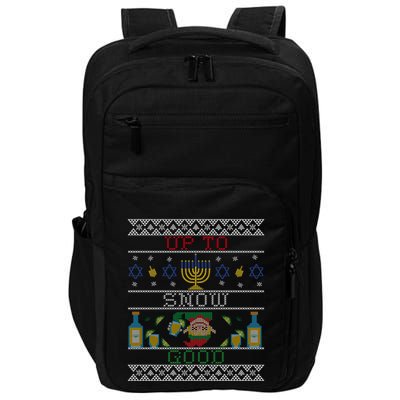 Up To Snow Good Funny Ugly Christmas Sweater Style Graphic Gift Impact Tech Backpack
