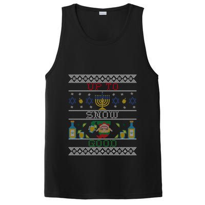 Up To Snow Good Funny Ugly Christmas Sweater Style Graphic Gift PosiCharge Competitor Tank
