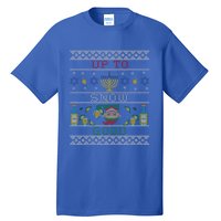 Up To Snow Good Funny Ugly Christmas Sweater Style Graphic Gift Tall T-Shirt