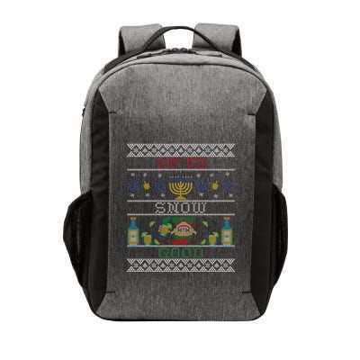 Up To Snow Good Funny Ugly Christmas Sweater Style Graphic Gift Vector Backpack