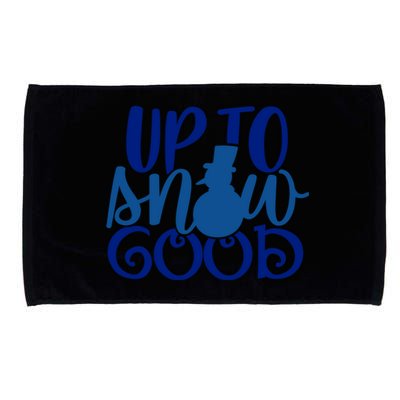 Up To Snow Good Funny Winter Snow Fun Gift Microfiber Hand Towel