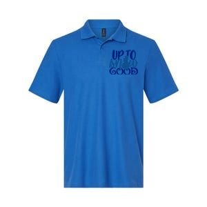 Up To Snow Good Funny Winter Snow Fun Gift Softstyle Adult Sport Polo