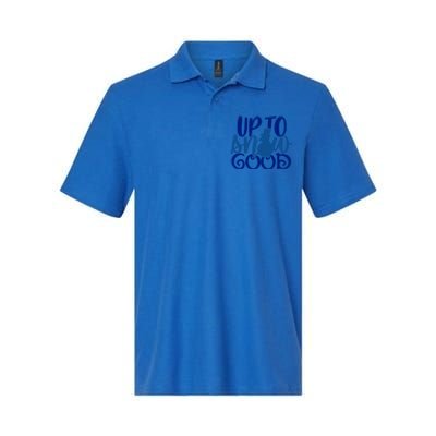 Up To Snow Good Funny Winter Snow Fun Gift Softstyle Adult Sport Polo