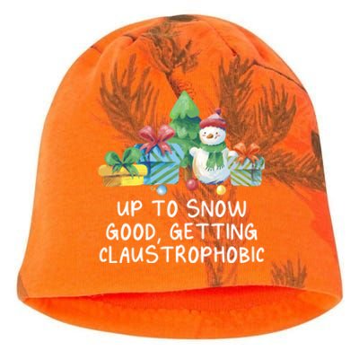 Up To Snow Good Getting Claustrophobic Christmas Joke Xmas Great Gift Kati - Camo Knit Beanie