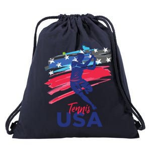 USA Tennis Support The Team Shirts USA Tennis Lover Drawstring Bag