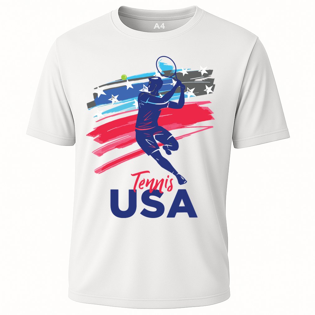 USA Tennis Support The Team Shirts USA Tennis Lover Cooling Performance Crew T-Shirt