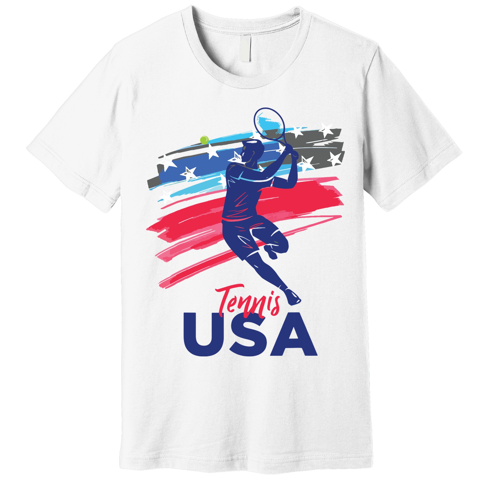 USA Tennis Support The Team Shirts USA Tennis Lover Premium T-Shirt