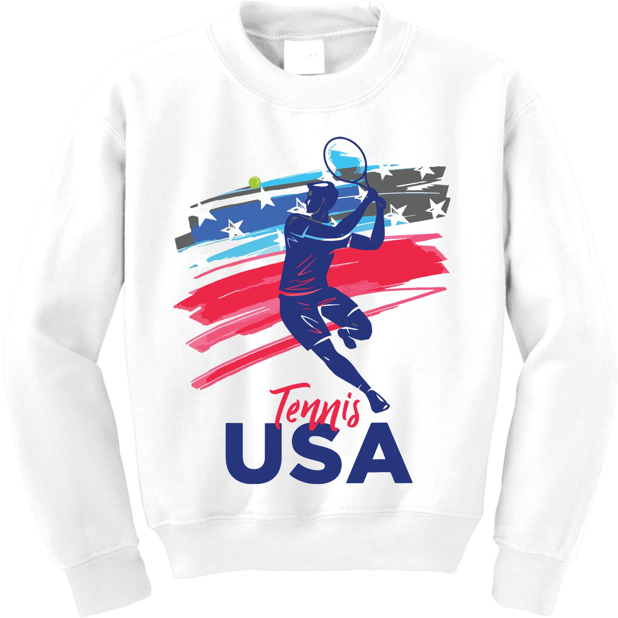 USA Tennis Support The Team Shirts USA Tennis Lover Kids Sweatshirt
