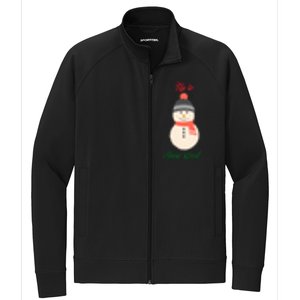 Up To Snow Good Snow Christmas Holiday Funny Cute Gift Stretch Full-Zip Cadet Jacket