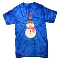 Up To Snow Good Snow Christmas Holiday Funny Cute Gift Tie-Dye T-Shirt