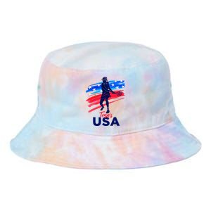 Usa Tennis Support The Team U.S.A Tennis Lover Tie Dye Newport Bucket Hat