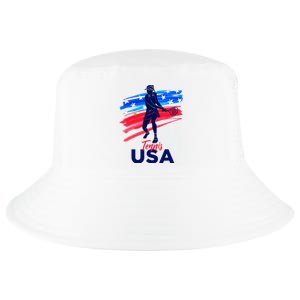 Usa Tennis Support The Team U.S.A Tennis Lover Cool Comfort Performance Bucket Hat