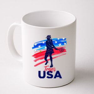 Usa Tennis Support The Team U.S.A Tennis Lover Coffee Mug