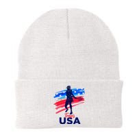 Usa Tennis Support The Team U.S.A Tennis Lover Knit Cap Winter Beanie