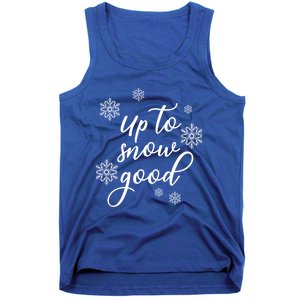 Up To Snow Good Snowflakes Scatter Gift Tank Top