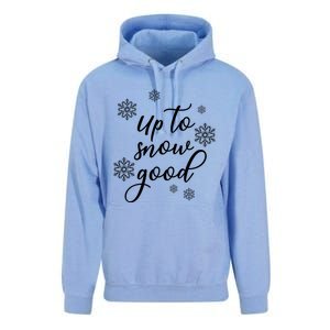 Up To Snow Good Snowflakes Scatter Gift Unisex Surf Hoodie