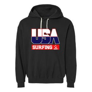 Usa Team Surfing American Sports Garment-Dyed Fleece Hoodie