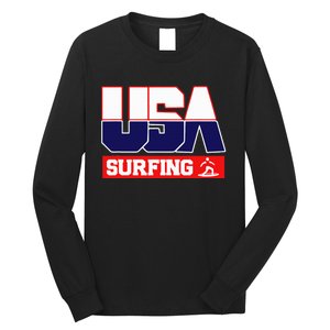 Usa Team Surfing American Sports Long Sleeve Shirt