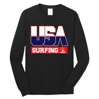 Usa Team Surfing American Sports Long Sleeve Shirt