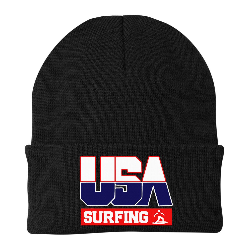 Usa Team Surfing American Sports Beanie