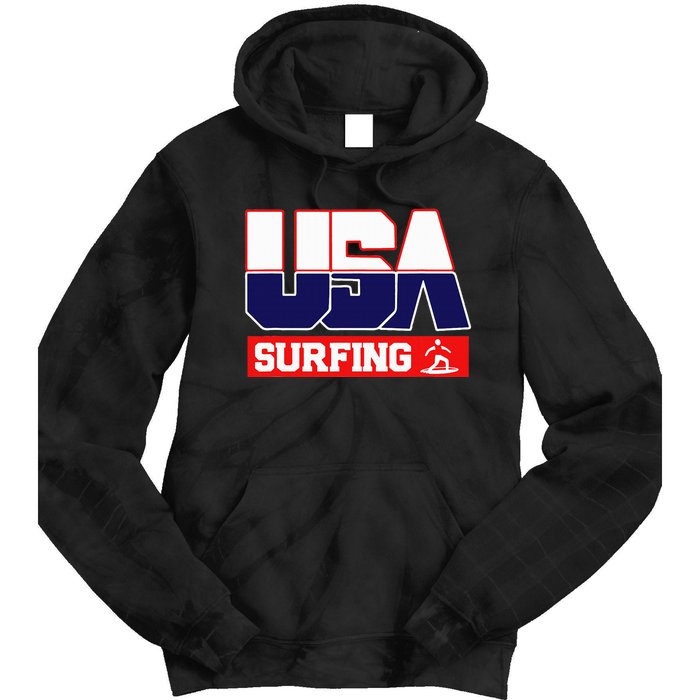 Usa Team Surfing American Sports Tie Dye Hoodie