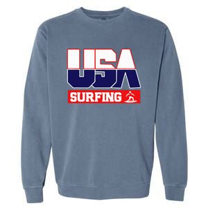 Usa Team Surfing American Sports Garment-Dyed Sweatshirt