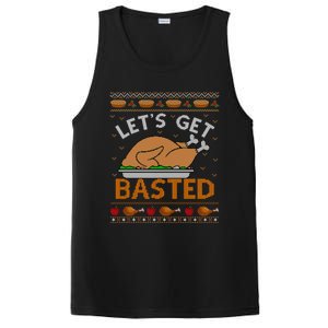 Ugly Thanksgiving Sweater Funny Basted Turkey Gift PosiCharge Competitor Tank